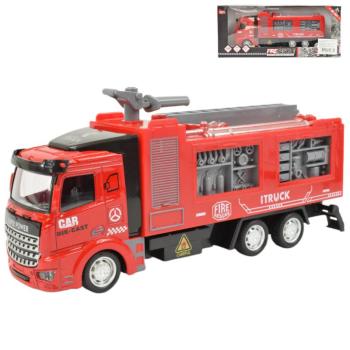 Fire Rescue: Lendkerekes tűzoltóautó víz agyúval 19cm kép