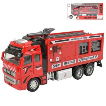 Fire Truck: Lendkerekes vízágyús tűzoltóautó fénnyel és hanggal 20cm kép