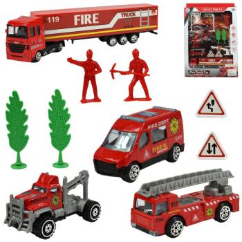 Fire Truck: Tűzoltósági jármű játékszett kiegészítőkkel kép