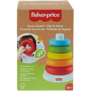 Fisher-Price: ECO Színes gyűrűpiramis bébijáték - Mattel kép