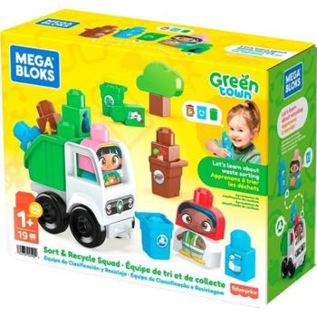 Fisher-Price: Green Town újrahasznosító csapat építőjáték - Mega Bloks kép