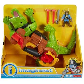 Fisher-Price: Imaginext krokodil és Hook kapitány játékszett - Mattel kép