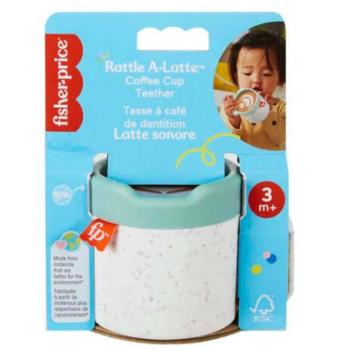 Fisher-Price: Latte rágóka és csörgő - Mattel kép