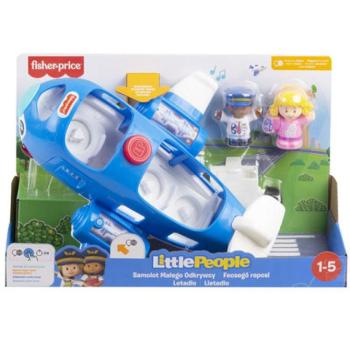 Fisher-Price: Little People - Fecsegő repcsi hanggal és fénnyel - Mattel kép