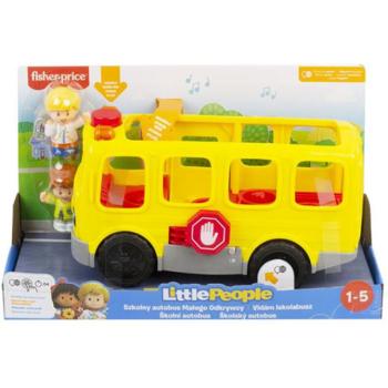 Fisher-Price: Little People - Vidám iskolabusz hanggal - Mattel kép