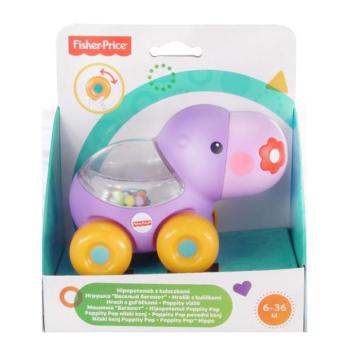 Fisher-Price: Poppity guruló csörgő víziló bébijáték kép