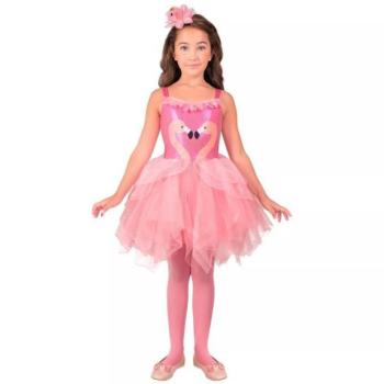 Flamingo jelmez fejpánttal - 128 cm kép