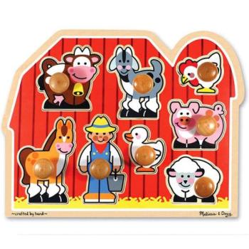 Fogós fa puzzle - farm, Melissa & Doug kép