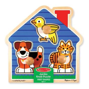 Fogós fa puzzle - kis kedvencek, Melissa & Doug kép