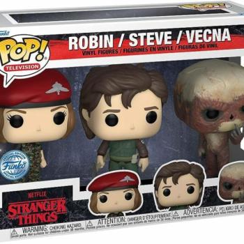 Funko Pop! 3-Pack Television: Stranger Things - Robin, Steve & Vecna figura kép