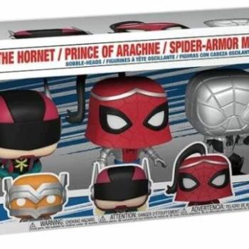 Funko Pop! 5-Pack Marvel: Spider-Man - Prodigy / The Hornet / Prince of Arachne / Spider-Armor MK I / Spider-Armor MK II kép