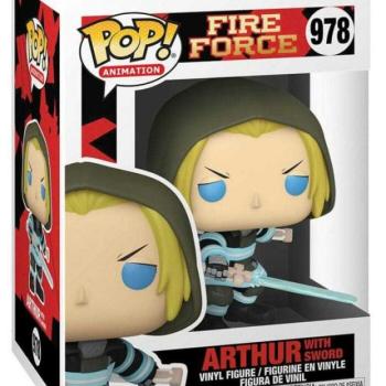 Funko POP! Animation: Fire Force - Arthur with Sword figura #978 kép