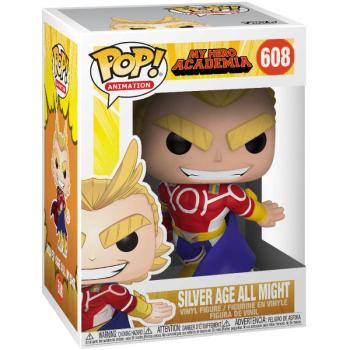 Funko POP! Animation: My Hero Academia - All Might (Silver Age) figura #608 kép