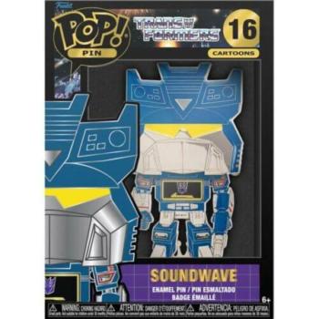 Funko Pop! Cartoons: Transformers - Soundwave #16 Large Enamel Pin kép