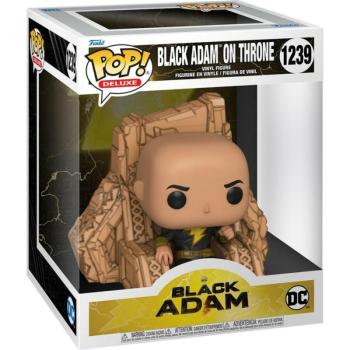 Funko Pop! Deluxe: DC Black Adam - Black Adam on Throne figura #1239 kép