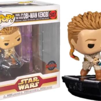 Funko Pop! Deluxe: Disney Star Wars Episode I: The Phantom Menace - Duel Of The Fates: Obi-Wan Kenobi figura #507 kép