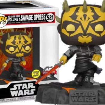 Funko Pop! Deluxe: Star Wars Sith - Red Saber Series Vol.1 Savage Opress figura #521 kép