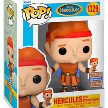 Funko Pop! Disney: Hercules - Hercules with Action Figure figura #1329 kép