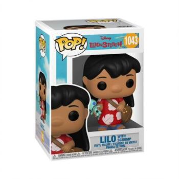 Funko POP! Disney: Lilo and Stitch - Lilo with Scrumps figura #1043 kép