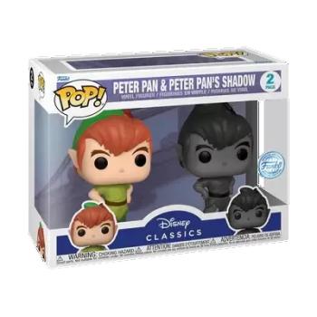 Funko POP! Disney: Peter Pan - Peter Pan w/Shadow 2PK figura kép