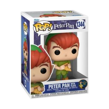 Funko POP! Disney: Peter Pan70th - Peter w/flute figura kép