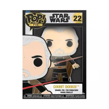 Funko Pop! Disney: Star Wars - Count Dooku #22 Large Enamel Pin (STPP0027) kép