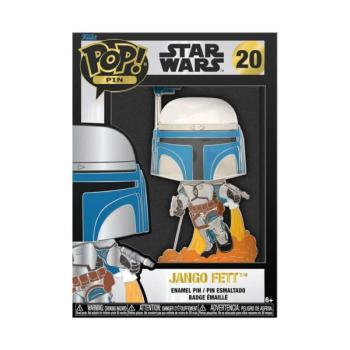 Funko Pop! Disney: Star Wars - Jango Fett #20 Large Enamel Pin (STPP0025) kép