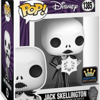 Funko POP! Disney: The Nightmare Before Christmas 30th - Jack Skellington (with Snowflake) (Funko Specialty Series Exclusive) figura #1385 kép