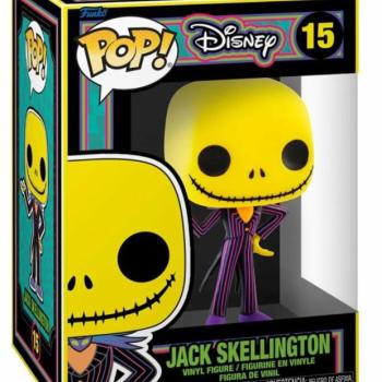 Funko Pop! Disney: The Nightmare Before Christmas - Jack Skellington (Blacklight) figura #15 kép