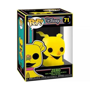 Funko Pop! Disney: The Nightmare Before Christmas - Zero (Blacklight) figura #71 kép