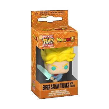 Funko POP! Dragon Ball Super - SS Trunks w/ Swordkulcstartó kép