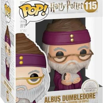 Funko POP! Harry Potter: Albus Dumbledore w/Baby Harry figura #115 kép