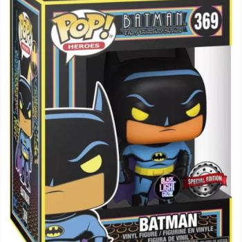 Funko POP! Heroes: DC - Batman (Black Light) figura #369 kép