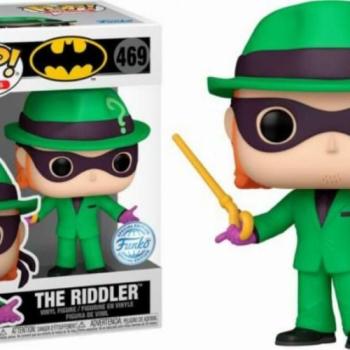 Funko Pop! Heroes: DC Super Heroes Comics Batman - The Riddler (Arkhamverse) figura #469 kép