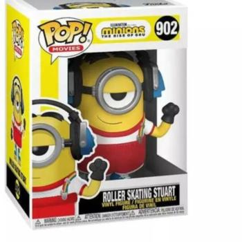 Funko POP! Jumbo Movies: Minions - Roller Skating Stuart figura kép