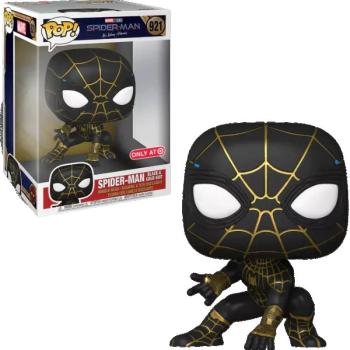 Funko POP! Jumbo: Spider-Man black & gold suit figura #921 kép