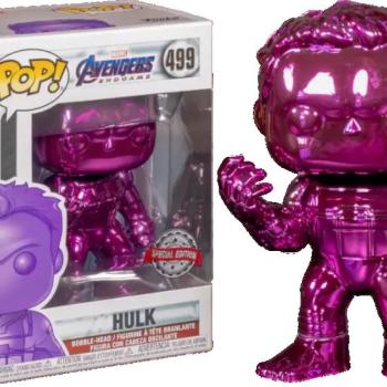 Funko POP! Marvel Avengers Endgame W2 - Hulk Purple Chrome figura kép