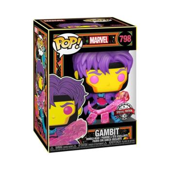 Funko POP! Marvel: Black Light - Gambit figura #798 kép