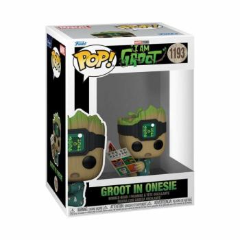 Funko POP! Marvel: I am Groot - Groot in onesie figura #1193 kép