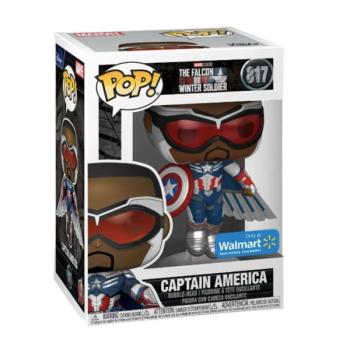 Funko POP! Marvel: The Falcon and Winter Soldier - Captain America figura (WMT) #817 kép