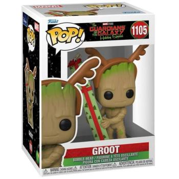 Funko POP! Marvel: The Guardians of the Galaxy - Holiday Special Groot figura #1105 kép