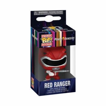 Funko POP! Mighty Morphin Power Rangers 30th - Red Ranger kulcstartó kép