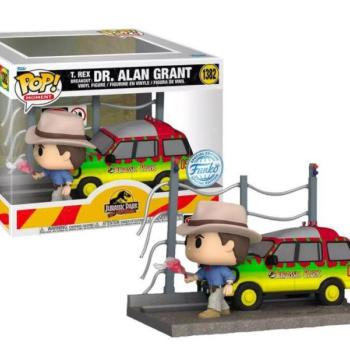 Funko Pop! Moment: Jurassic Park 30th - T-Rex Breakout: Doctor Alan Grant (Car) (SE) #1382 figura kép