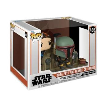 Funko POP! Moment Star Wars: Mandalorian - Boba Fett & Fennec Shand figura #486 kép