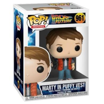 Funko POP! Movies: Back to the Future - Marty in Puffy vest figura #961 kép