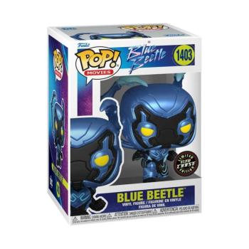 Funko POP! Movies: Blue Beetle - Blue Beetle figura chase kép