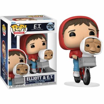 Funko POP! Movies: E.T. - Elliot with E.T. in Bike Basket figura #1252 kép