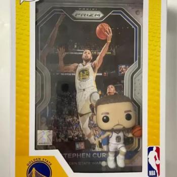 Funko Pop! NBA Trading Cards: Golden State Warriors - Stephen Curry figura #04 kép