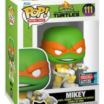 Funko Pop! Retro Toys: TMNT x MMPR - Mikey figura #111 kép