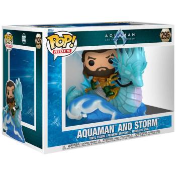 Funko POP! Ride DLX: Aquaman and the Lost Kingdom - Aquaman on Storm figura kép